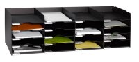 PAPERFLOW Sortierstation schwarz mit 20 Fächern