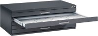 CP 7100 Planschrank schwarzgrau 5 Schubladen 110,0 x 76,5...