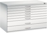 CP 7100 Planschrank lichtgrau 8 Schubladen 110,0 x 76,5 x 76,0 cm, 1 St.