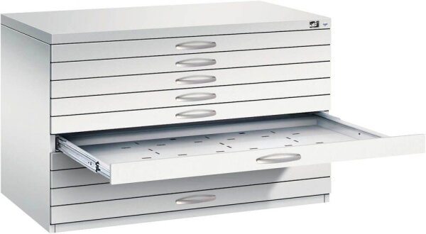 CP 7100 Planschrank lichtgrau 10 Schubladen 110,0 x 76,5 x 76,0 cm, 1 St.