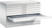 CP 7100 Planschrank lichtgrau 10 Schubladen 110,0 x 76,5...