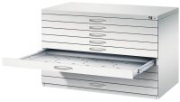 CP 7100 Planschrank lichtgrau 10 Schubladen 110,0 x 76,5 x 76,0 cm, 1 St.