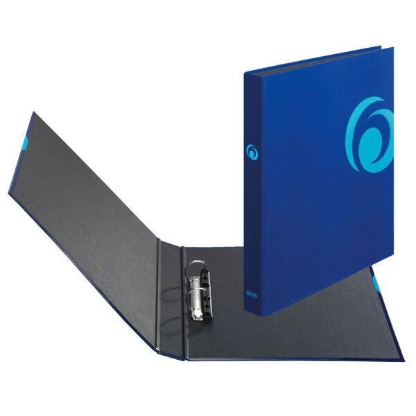 herlitz maX.file Fresh Color Ringbuch 2-Ringe blau 3,5 cm DIN A4, 1 St.