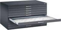 CP 7200 Planschrank schwarzgrau 10 Schubladen 135,0 x...