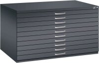 CP 7200 Planschrank schwarzgrau 10 Schubladen 135,0 x 96,0 x 76,0 cm, 1 St.