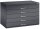 CP 7100 Planschrank schwarzgrau 5 Schubladen 110,0 x 76,5 x 76,0 cm, 1 St.