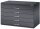 CP 7100 Planschrank schwarzgrau 5 Schubladen 110,0 x 76,5 x 76,0 cm, 1 St.