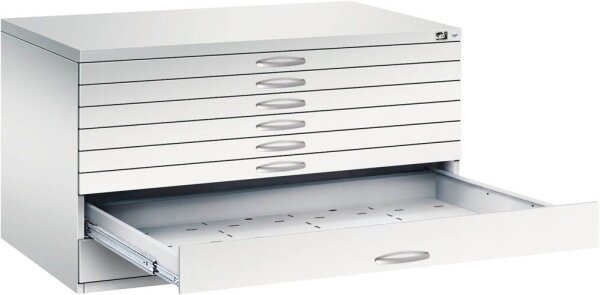 CP 7200 Planschrank lichtgrau 8 Schubladen 135,0 x 96,0 x 76,0 cm, 1 St.