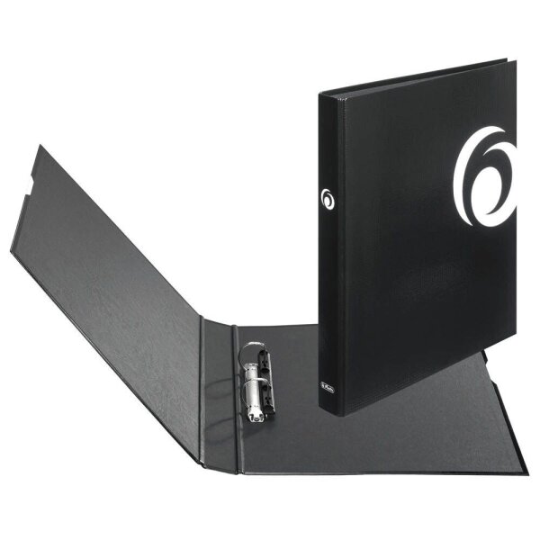herlitz maX.file Fresh Color Ringbuch 2-Ringe schwarz 3,5 cm DIN A4, 1 St.