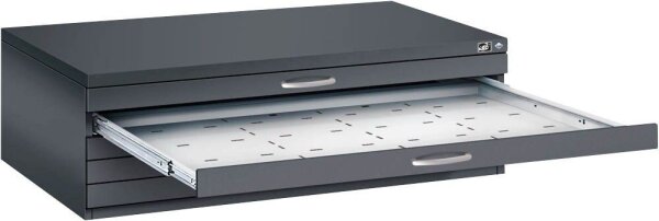 CP 7200 Planschrank schwarzgrau 5 Schubladen 135,0 x 96,0 x 42,0 cm, 1 St.