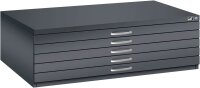 CP 7200 Planschrank schwarzgrau 5 Schubladen 135,0 x 96,0 x 42,0 cm, 1 St.