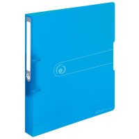 herlitz Ringbuch 2-Ringe blau-transparent 3,8 cm DIN A4,...