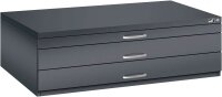 CP 7200 Planschrank schwarzgrau 3 Schubladen 135,0 x 96,0 x 42,0 cm, 1 St.