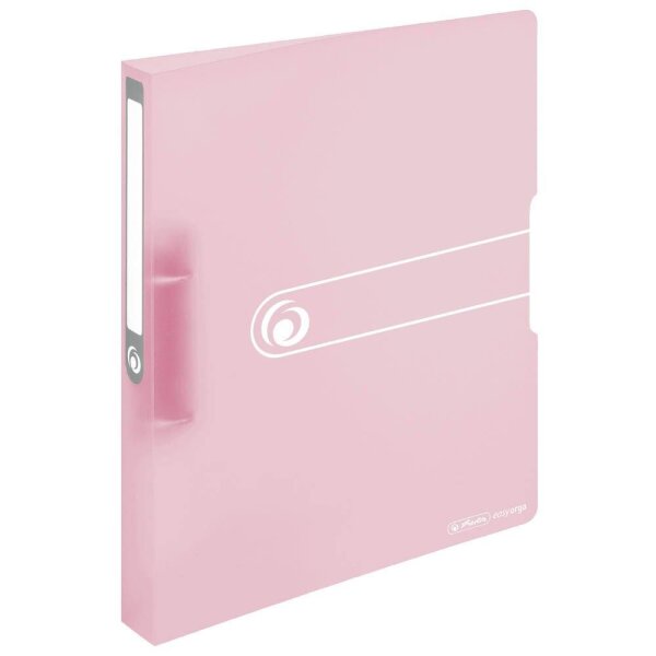 herlitz Ringbuch 2-Ringe rosa-transparent 3,8 cm DIN A4, 1 St.