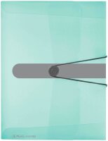 herlitz Heftbox easy orga 4,0 cm transparent minze, 1 St.
