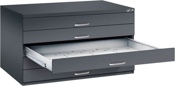CP 7200 Planschrank schwarzgrau 5 Schubladen 135,0 x 96,0 x 76,0 cm, 1 St.