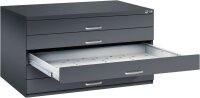 CP 7200 Planschrank schwarzgrau 5 Schubladen 135,0 x 96,0...
