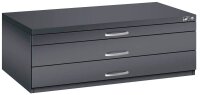 CP 7100 Planschrank schwarzgrau 3 Schubladen 110,0 x 76,5 x 42,0 cm, 1 St.
