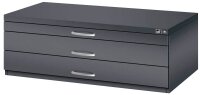 CP 7100 Planschrank schwarzgrau 3 Schubladen 110,0 x 76,5 x 42,0 cm, 1 St.