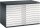 CP 7100 Planschrank schwarzgrau, lichtgrau 10 Schubladen 110,0 x 76,5 x 76,0 cm, 1 St.