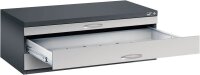 CP 7100 Planschrank schwarzgrau, weißaluminium 3...