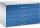 CP 7100 Planschrank lichtgrau, enzianblau 5 Schubladen 110,0 x 76,5 x 76,0 cm, 1 St.