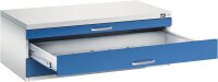 CP 7100 Planschrank lichtgrau, enzianblau 3 Schubladen...