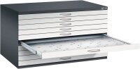 CP 7200 Planschrank schwarzgrau, lichtgrau 10 Schubladen...