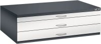 CP 7200 Planschrank schwarzgrau, lichtgrau 3 Schubladen 135,0 x 96,0 x 42,0 cm, 1 St.