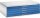 CP 7200 Planschrank lichtgrau, enzianblau 5 Schubladen 135,0 x 96,0 x 42,0 cm, 1 St.