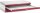 CP 7200 Planschrank lichtgrau, rubinrot 5 Schubladen 135,0 x 96,0 x 42,0 cm, 1 St.