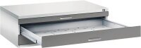 CP 7200 Planschrank lichtgrau, stahlgrau 3 Schubladen...