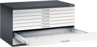 CP 7200 Planschrank schwarzgrau, lichtgrau 8 Schubladen...