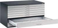 CP 7200 Planschrank schwarzgrau, weißaluminium 8...