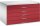 CP 7200 Planschrank lichtgrau, rubinrot 5 Schubladen 135,0 x 96,0 x 76,0 cm, 1 St.