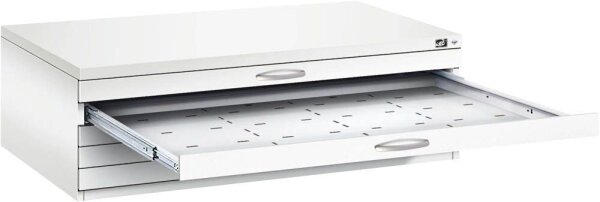CP 7200 Planschrank verkehrsweiß 5 Schubladen 135,0 x 96,0 x 42,0 cm, 1 St.