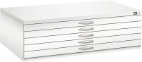 CP 7200 Planschrank verkehrsweiß 5 Schubladen 135,0 x 96,0 x 42,0 cm, 1 St.