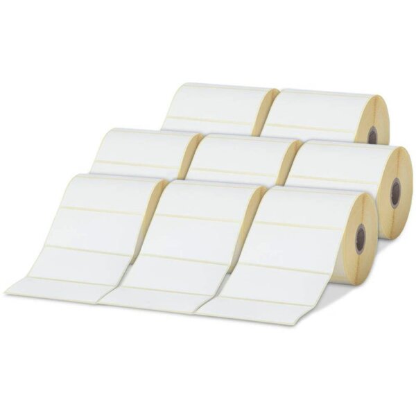 brother Etikettenrollen für Etikettendrucker weiß, 102,0 x 50,0 mm, 8 x 1050 Eti  ( BDE1J050102102 )