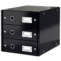 LEITZ Schubladenbox Click & Store  schwarz 60480095,...