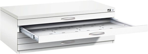 CP 7100 Planschrank verkehrsweiß 5 Schubladen 110,0 x 76,5 x 42,0 cm, 1 St.