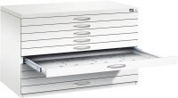CP 7100 Planschrank verkehrsweiß 10 Schubladen...
