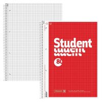 BRUNNEN Collegeblock Student Lineatur 28 kariert DIN A4...