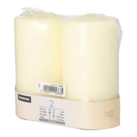 STARPAK Stumpenkerze elfenbein, 2 St.