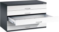 CP 7100 Planschrank schwarzgrau, verkehrsweiß 5...