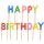 PAPSTAR Geburtstagskerzen Happy Birthday mehrfarbig, 1 Set