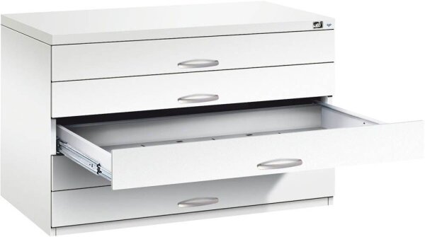 CP 7100 Planschrank verkehrsweiß 5 Schubladen 110,0 x 76,5 x 76,0 cm, 1 St.