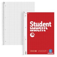 BRUNNEN Collegeblock Student Lineatur 22 kariert DIN A4...