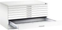CP 7200 Planschrank verkehrsweiß 8 Schubladen 135,0...