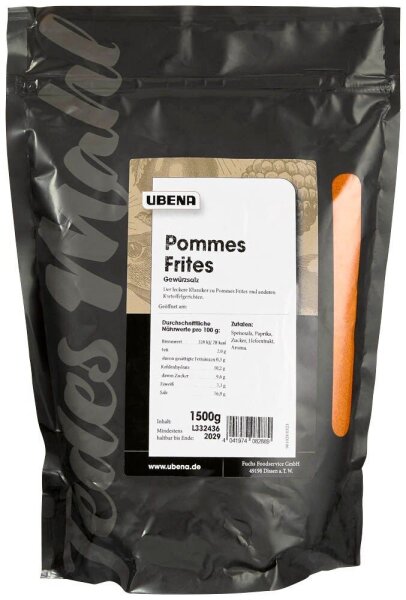 UBENA  Pommes Frites Gewürz, 1,5 kg