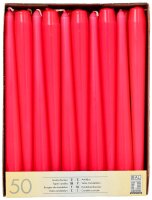 STARPAK Kerzen fuchsia, 50 St.